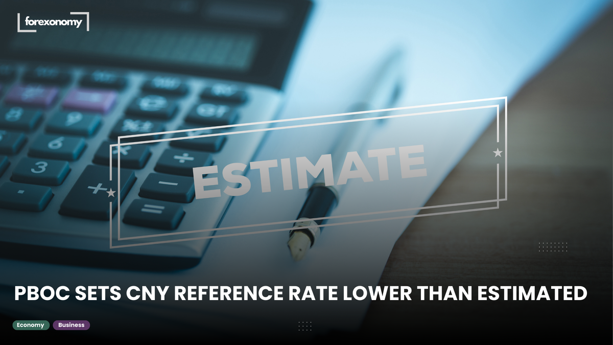 PBOC SETS CNY REFERENCE RATE LOWER THAN ESTIMATED