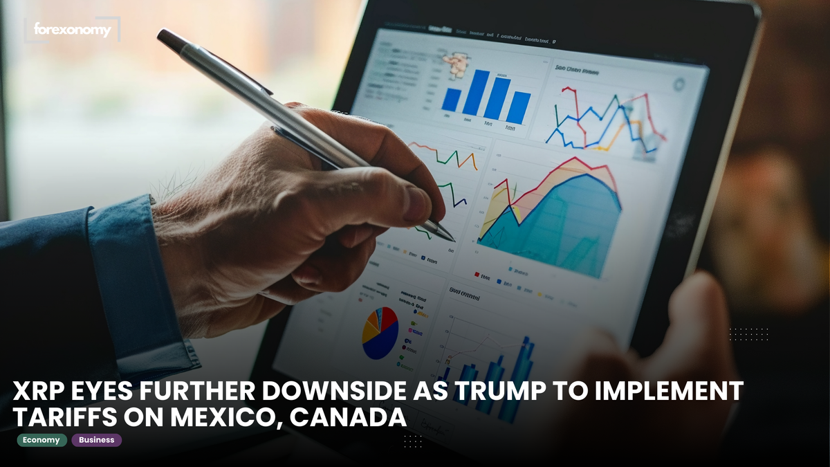 XRP EYES FURTHER DOWNSIDE AS TRUMP TO IMPLEMENT TARIFFS ON MEXICO, CANADA