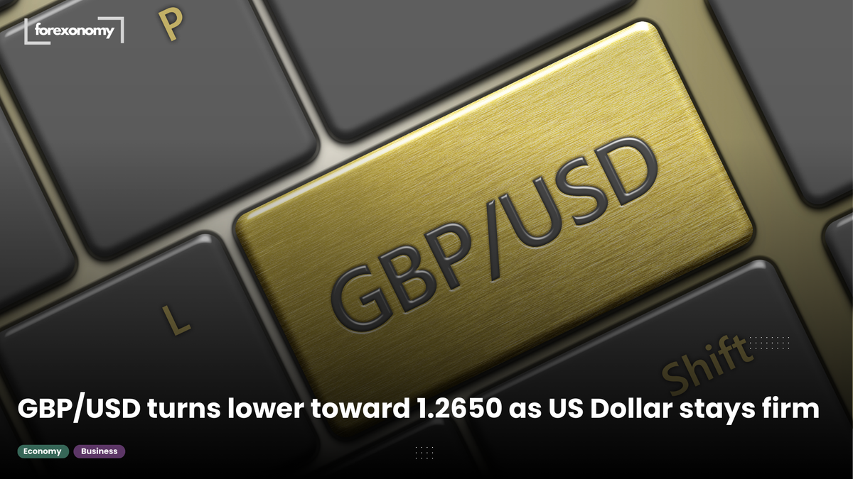 GBP/USD turns lower toward 1.2650 as US Dollar stays firm