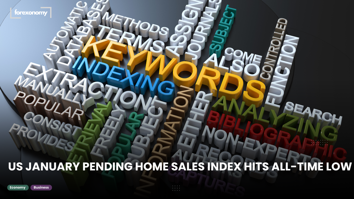 US JANUARY PENDING HOME SALES INDEX HITS ALL-TIME LOW