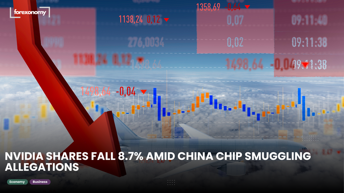 NVIDIA SHARES FALL 8.7% AMID CHINA CHIP SMUGGLING ALLEGATIONS