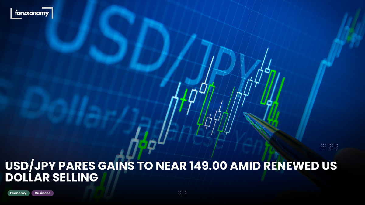 USD/JPY PARES GAINS TO NEAR 149.00 AMID RENEWED US DOLLAR SELLING
