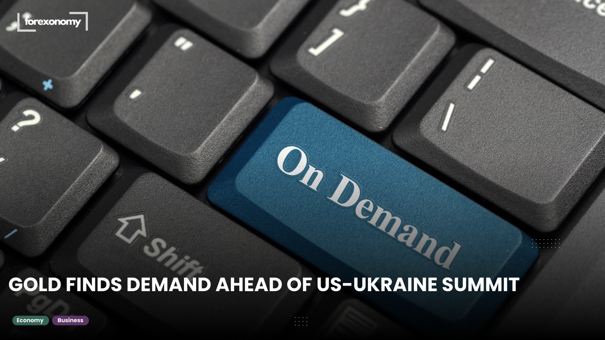 GOLD FINDS DEMAND AHEAD OF US-UKRAINE SUMMIT