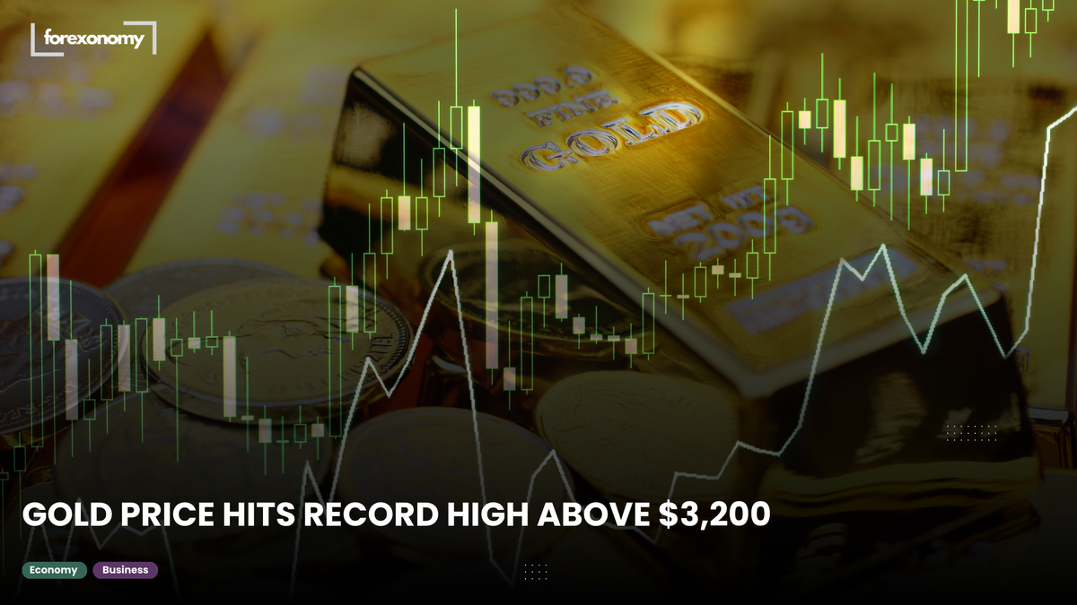 GOLD PRICE HITS RECORD HIGH ABOVE $3,200