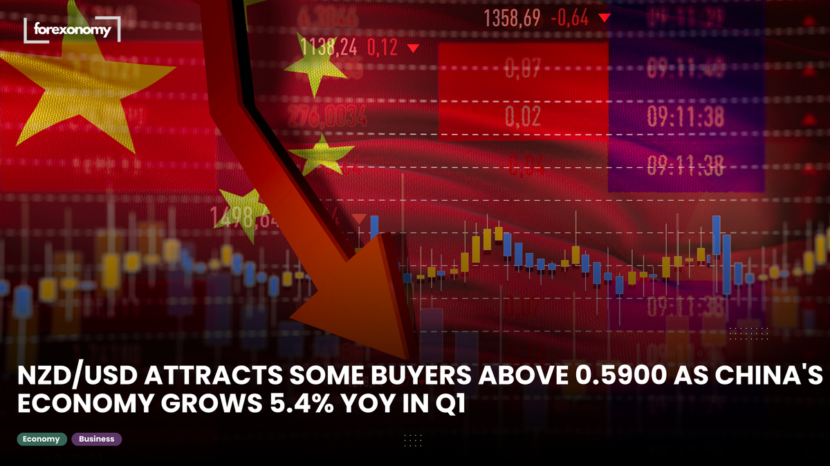 NZD/USD ATTRACTS SOME BUYERS ABOVE 0.5900 AS CHINA'S ECONOMY GROWS 5.4% YOY IN Q1