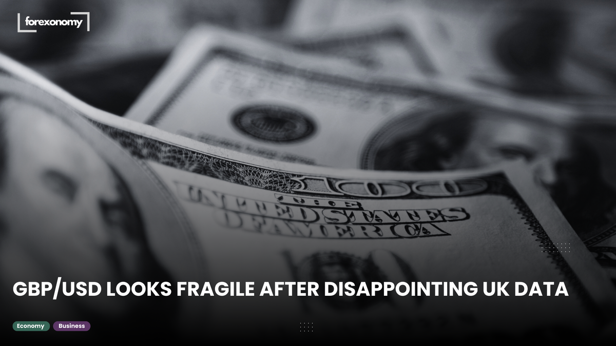 GBP/USD LOOKS FRAGILE AFTER DISAPPOINTING UK DATA