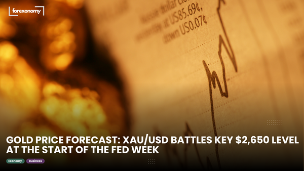 GOLD PRICE FORECAST: XAU/USD BATTLES KEY $2,650 LEVEL AT THE START OF THE FED WEEK