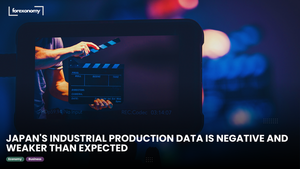 JAPAN'S INDUSTRIAL PRODUCTION DATA IS NEGATIVE AND WEAKER THAN EXPECTED