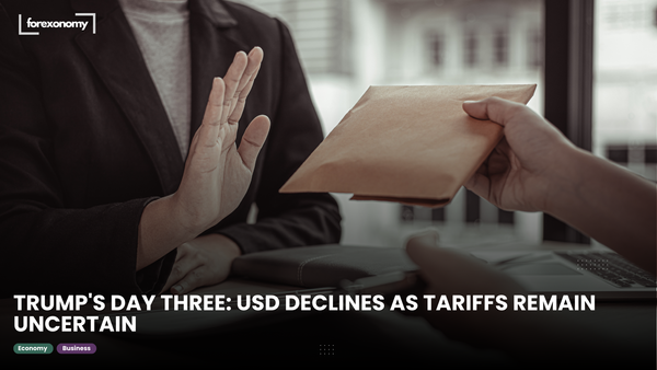 TRUMP'S DAY THREE: USD DECLINES AS TARIFFS REMAIN UNCERTAIN