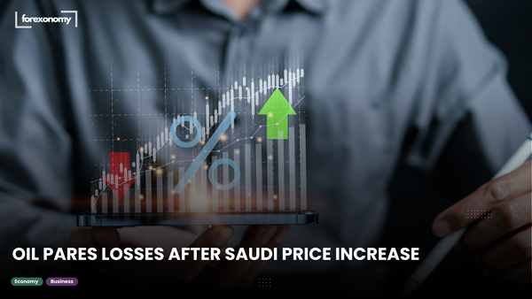 OIL PARES LOSSES AFTER SAUDI PRICE INCREASE