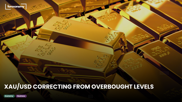 XAU/USD CORRECTING FROM OVERBOUGHT LEVELS