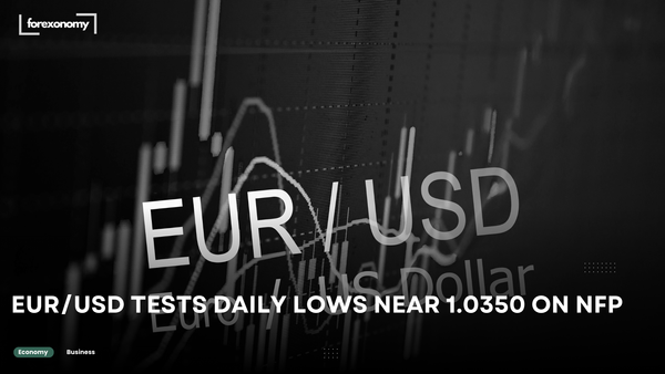 EUR/USD TESTS DAILY LOWS NEAR 1.0350 ON NFP