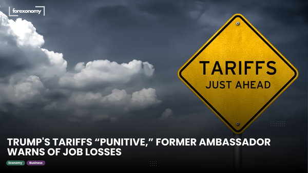 TRUMP'S TARIFFS “PUNITIVE,” FORMER AMBASSADOR WARNS OF JOB LOSSES