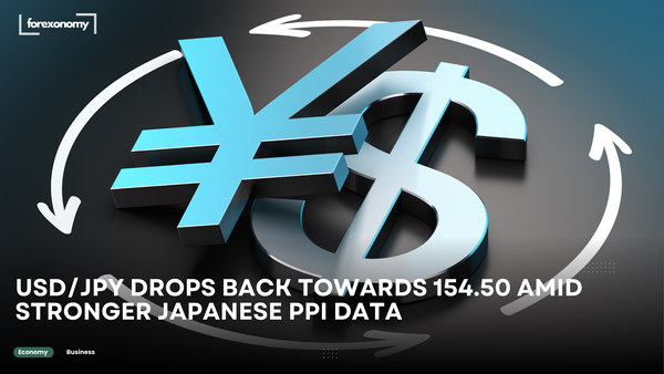 USD/JPY DROPS BACK TOWARDS 154.50 AMID STRONGER JAPANESE PPI DATA