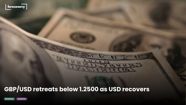 GBP/USD retreats below 1.2500 as USD recovers