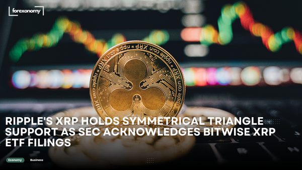 RIPPLE'S XRP HOLDS SYMMETRICAL TRIANGLE SUPPORT AS SEC ACKNOWLEDGES BITWISE XRP ETF FILINGS