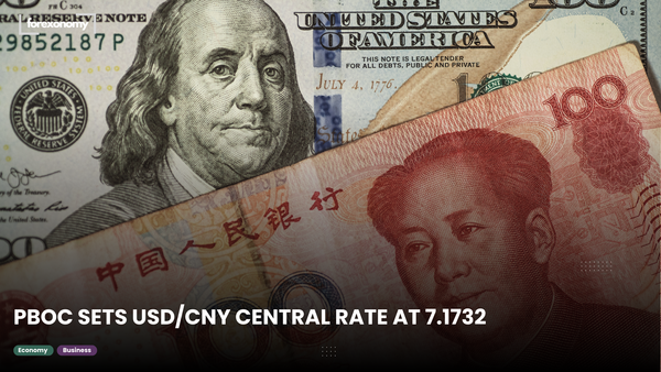 PBOC SETS USD/CNY CENTRAL RATE AT 7.1732