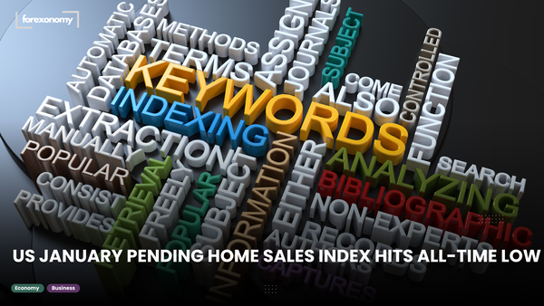 US JANUARY PENDING HOME SALES INDEX HITS ALL-TIME LOW