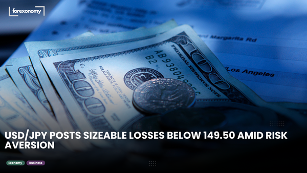 USD/JPY POSTS SIZEABLE LOSSES BELOW 149.50 AMID RISK AVERSION