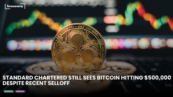 STANDARD CHARTERED STILL SEES BITCOIN HITTING $500,000 DESPITE RECENT SELLOFF
