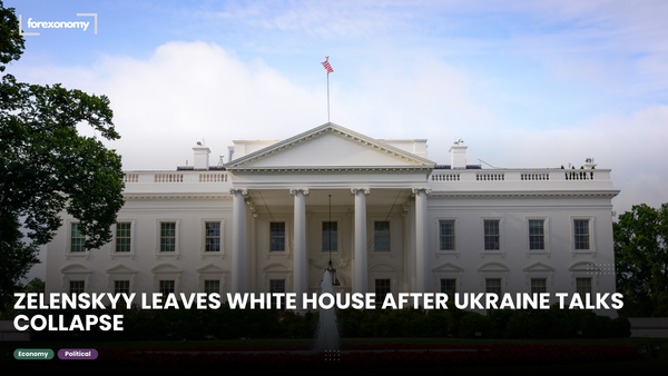 ZELENSKYY LEAVES WHITE HOUSE AFTER UKRAINE TALKS COLLAPSE