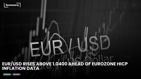 EUR/USD RISES ABOVE 1.0400 AHEAD OF EUROZONE HICP INFLATION DATA