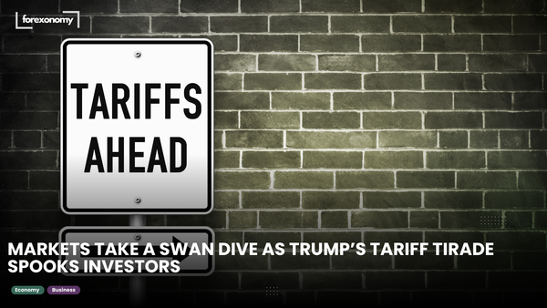 MARKETS TAKE A SWAN DIVE AS TRUMP’S TARIFF TIRADE SPOOKS INVESTORS