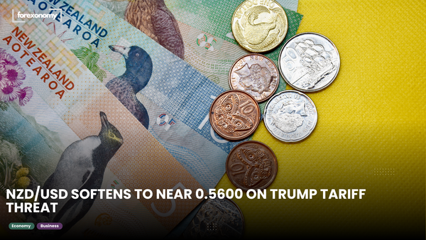 NZD/USD SOFTENS TO NEAR 0.5600 ON TRUMP TARIFF THREAT