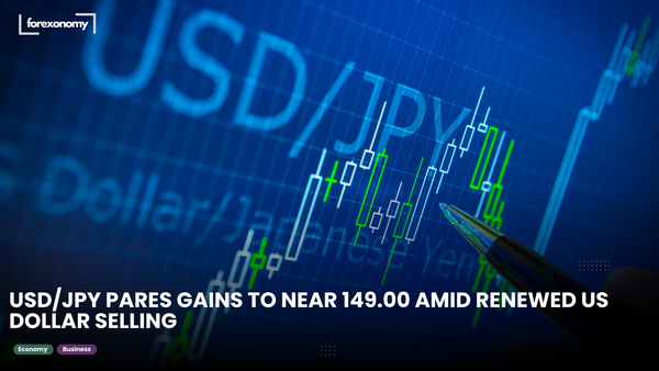 USD/JPY PARES GAINS TO NEAR 149.00 AMID RENEWED US DOLLAR SELLING