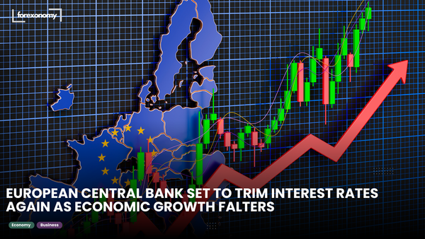 EUROPEAN CENTRAL BANK SET TO TRIM INTEREST RATES AGAIN AS ECONOMIC GROWTH FALTERS