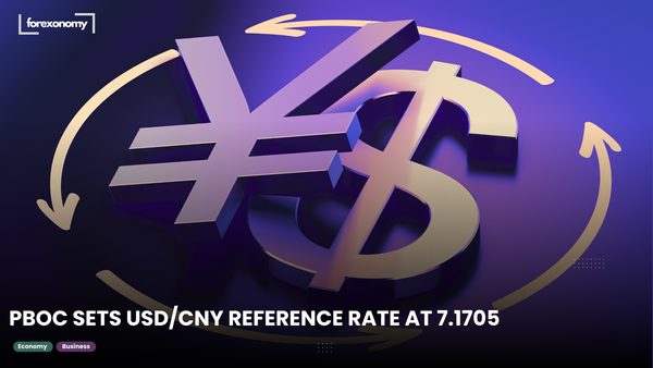 PBOC SETS USD/CNY REFERENCE RATE AT 7.1705