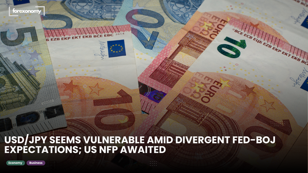 USD/JPY SEEMS VULNERABLE AMID DIVERGENT FED-BOJ EXPECTATIONS; US NFP AWAITED