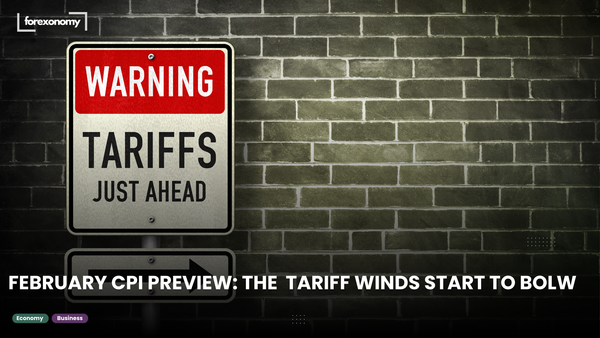 FEBRUARY CPI PREVIEW: THE  TARIFF WINDS START TO BOLW