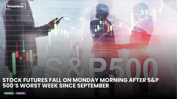 STOCK FUTURES FALL ON MONDAY MORNING AFTER S&P 500′S WORST WEEK SINCE SEPTEMBER