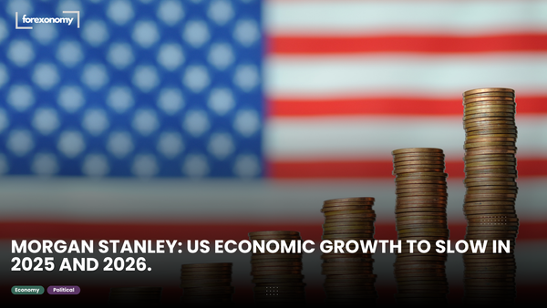 MORGAN STANLEY: US ECONOMIC GROWTH TO SLOW IN 2025 AND 2026.