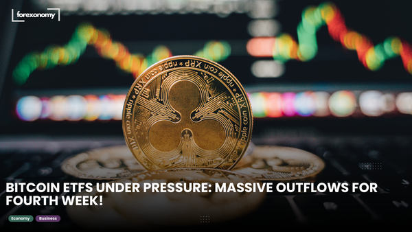 BITCOIN ETFS UNDER PRESSURE: MASSIVE OUTFLOWS FOR FOURTH WEEK!
