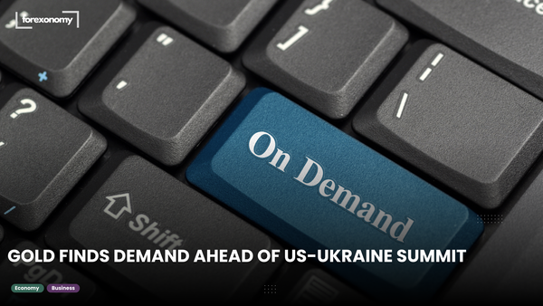 GOLD FINDS DEMAND AHEAD OF US-UKRAINE SUMMIT
