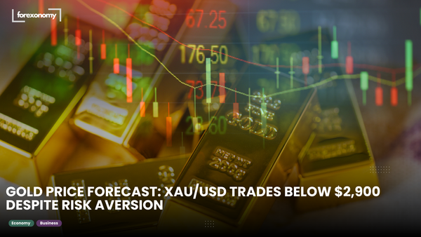 GOLD PRICE FORECAST: XAU/USD TRADES BELOW $2,900 DESPITE RISK AVERSION