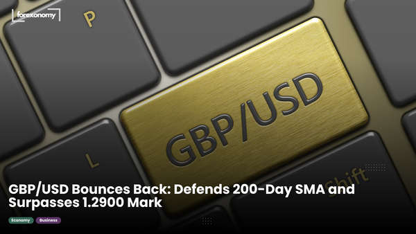 GBP/USD Bounces Back: Defends 200-Day SMA and Surpasses 1.2900 Mark