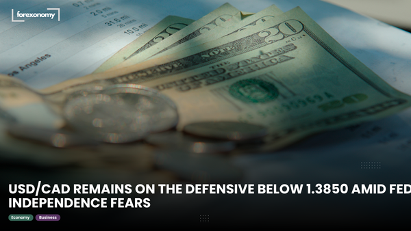 USD/CAD REMAINS ON THE DEFENSIVE BELOW 1.3850 AMID FED INDEPENDENCE FEARS