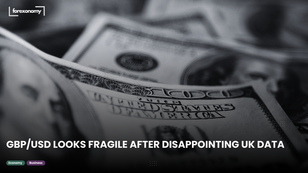 GBP/USD LOOKS FRAGILE AFTER DISAPPOINTING UK DATA