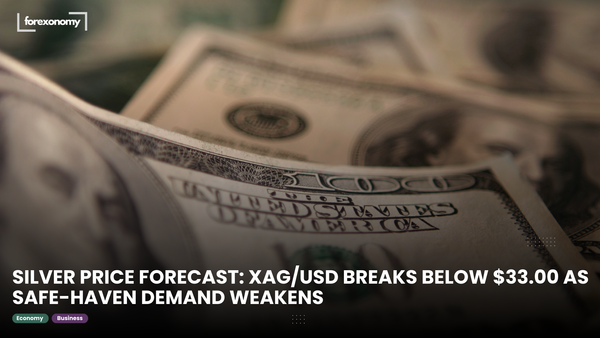 SILVER PRICE FORECAST: XAG/USD BREAKS BELOW $33.00 AS SAFE-HAVEN DEMAND WEAKENS
