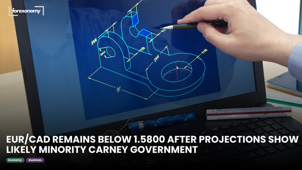 EUR/CAD REMAINS BELOW 1.5800 AFTER PROJECTIONS SHOW LIKELY MINORITY CARNEY GOVERNMENT